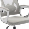 ΚΑΡΕΚΛΑ ΓΡΑΦΕΙΟΥ SALAS HM1223.02 P.P. ΛΕΥΚΟ-ΓΚΡΙ MESH ΥΦΑΣΜΑ 60x60x118-128Υεκ