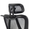 ΚΑΡΕΚΛΑ ΓΡΑΦΕΙΟΥ FRANTIC HM1224.01 ΜΑΥΡO MESH & ΠΟΛΥΠΡΟΠΥΛΕΝΙΟ 60x60x134Υεκ