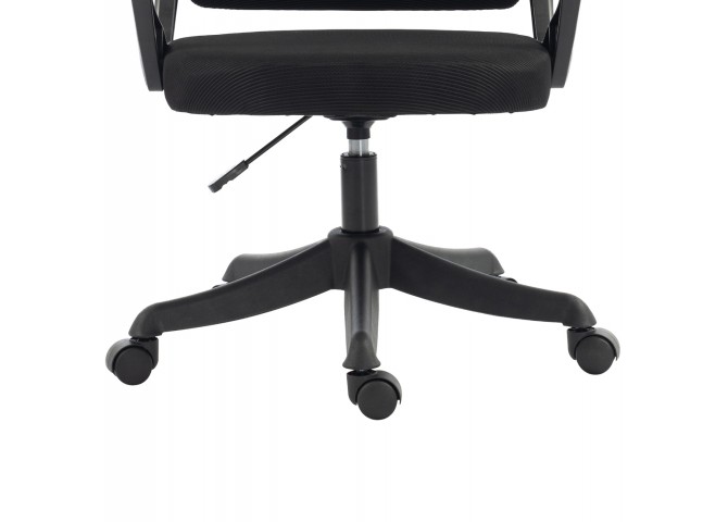 ΚΑΡΕΚΛΑ ΓΡΑΦΕΙΟΥ FRANTIC HM1224.01 ΜΑΥΡO MESH & ΠΟΛΥΠΡΟΠΥΛΕΝΙΟ 60x60x134Υεκ