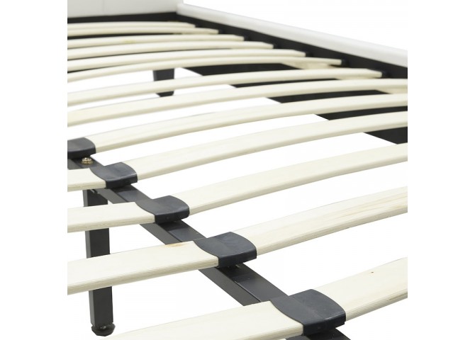 Κρεβάτι Nevil pakoworld 150x200 PU χρώμα λευκό ματ