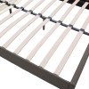 Κρεβάτι Nevil pakoworld 150x200 με ύφασμα χρώμα ανθρακί