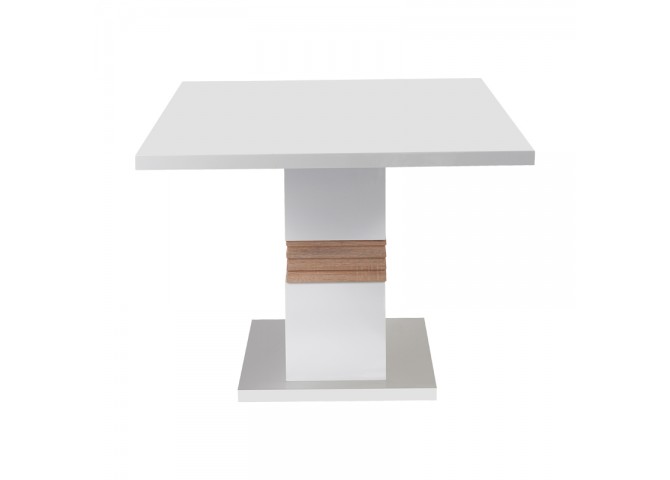 Τραπέζι Zoekrin Inart λευκό mdf 200x100x76εκ