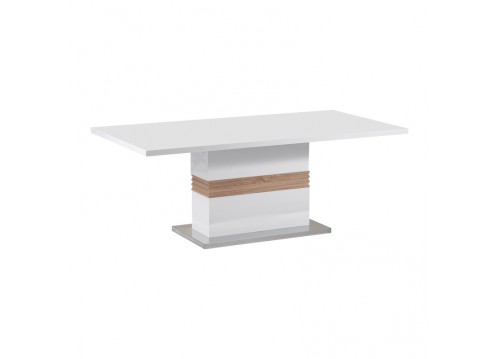 Τραπέζι Zoekrin Inart λευκό mdf 200x100x76εκ