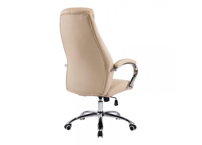 Καρέκλα γραφείου διευθυντή Sonar pakoworld μπεζ pu 61x57x120-128εκ