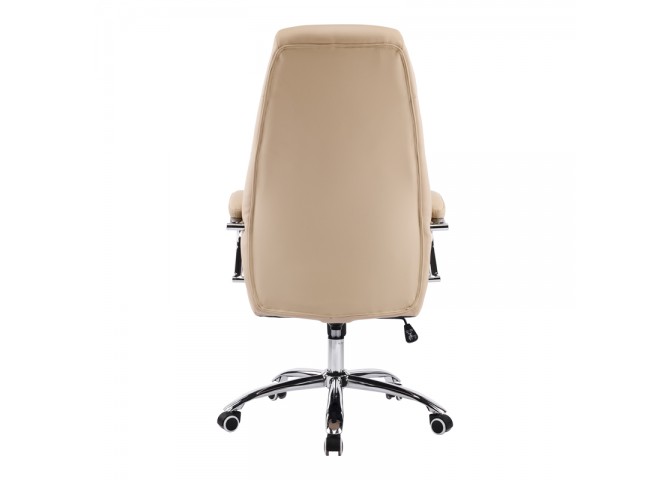 Καρέκλα γραφείου διευθυντή Sonar pakoworld μπεζ pu 61x57x120-128εκ