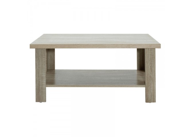 Τραπέζι σαλονιού RIANO pakoworld χρώμα sonoma 89,5x49,5x42,5εκ