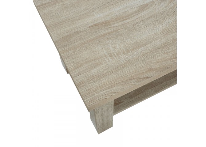 Τραπέζι σαλονιού RIANO pakoworld χρώμα sonoma 89,5x49,5x42,5εκ
