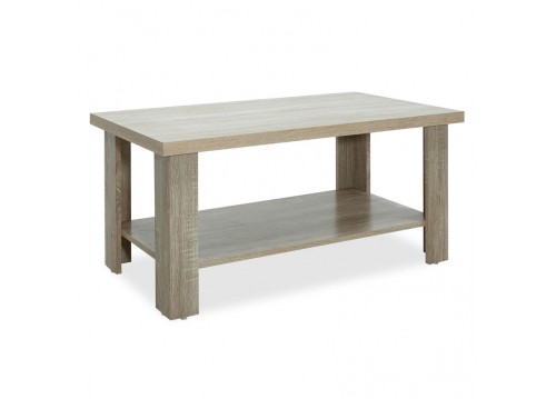 Τραπέζι σαλονιού RIANO pakoworld χρώμα sonoma 89,5x49,5x42,5εκ