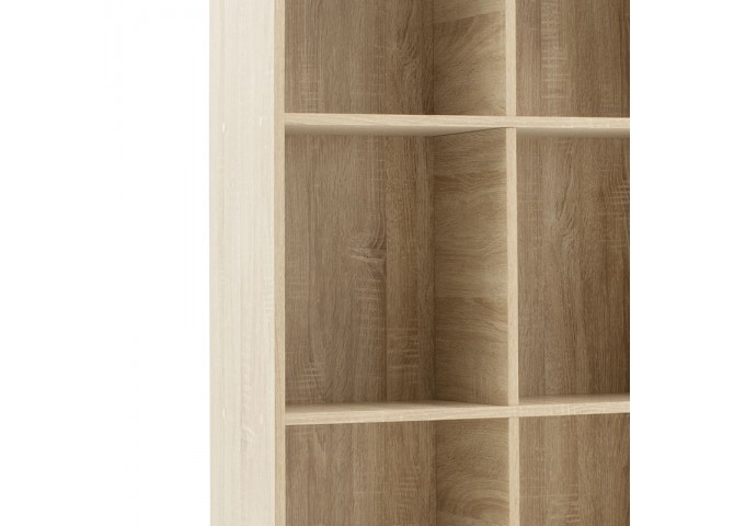 Βιβλιοθήκη FIRENZE pakoworld χρώμα sonoma 107x28,6x178εκ