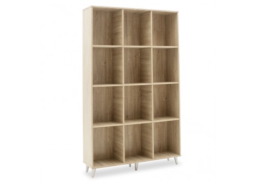 Βιβλιοθήκη FIRENZE pakoworld χρώμα sonoma 107x28,6x178εκ