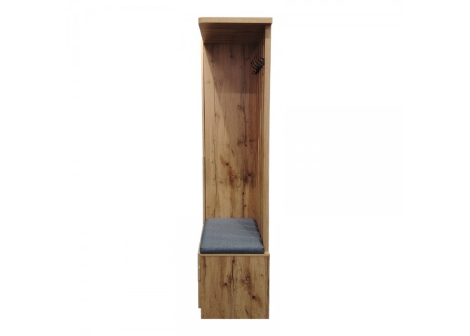 Έπιπλο εισόδου Zomie pakoworld σε oak απόχρωση 131x41.5x180.4εκ