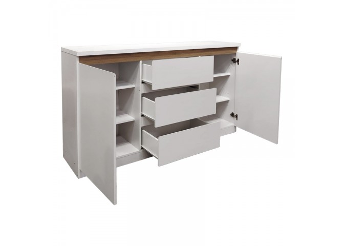 Μπουφές Chiemo pakoworld σε φυσική απόχρωση 160x40x93.6εκ