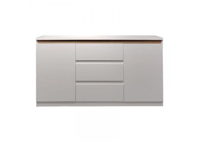 Μπουφές Chiemo pakoworld σε φυσική απόχρωση 160x40x93.6εκ