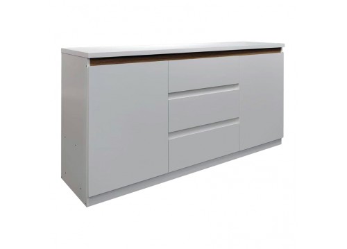 Μπουφές Chiemo pakoworld σε φυσική απόχρωση 160x40x93.6εκ