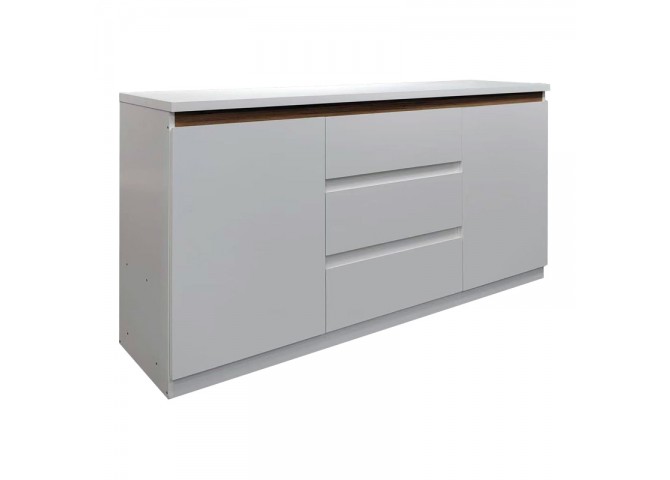 Μπουφές Chiemo pakoworld σε φυσική απόχρωση 160x40x93.6εκ