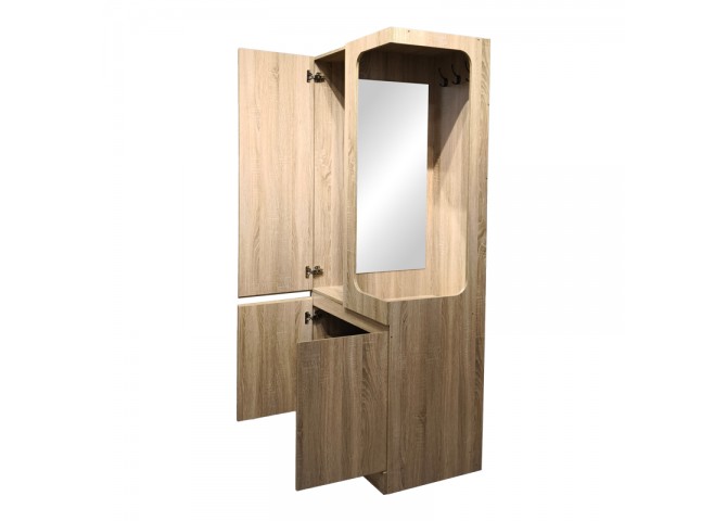 Έπιπλο εισόδου Feby pakoworld  sonoma 80x50.5x190εκ