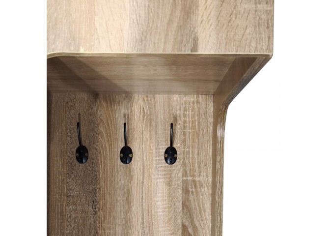 Έπιπλο εισόδου Feby pakoworld  sonoma 80x50.5x190εκ