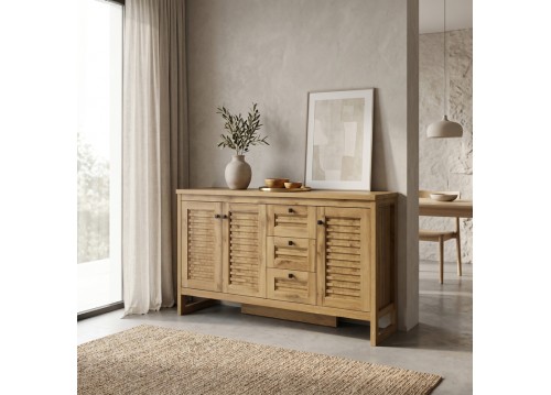 Μπουφές Beles pakoworld sonoma 160x40x93.5εκ