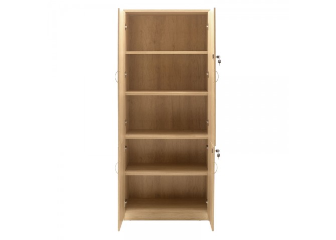 Ντουλάπα γραφείου επαγγελματική Amazon pakoworld χρώμα sonoma 80x40x200εκ
