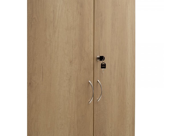 Ντουλάπα γραφείου επαγγελματική Amazon pakoworld χρώμα sonoma 80x40x200εκ