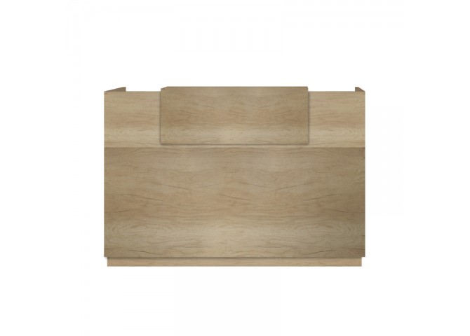 Γραφείο reception Lotus pakoworld σε χρώμα φυσικό 140x70x110εκ