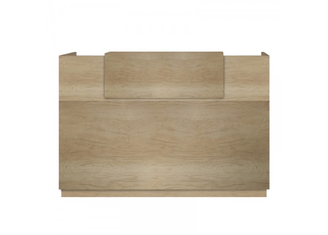 Γραφείο reception Lotus pakoworld σε χρώμα φυσικό 200x70x110εκ