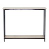 Κονσόλα Shima pakoworld 2τεμ. oak- μαύρο μέταλλο 106x35x81εκ