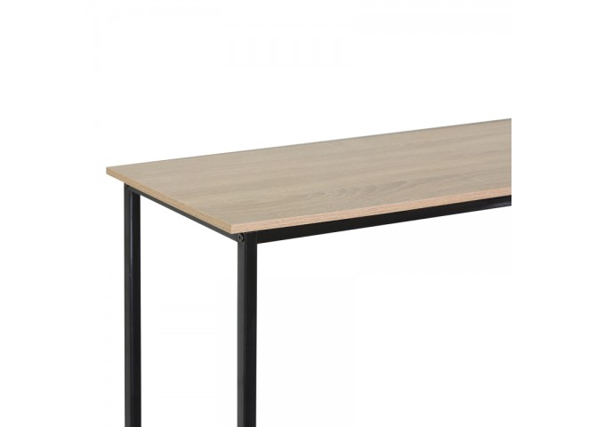 Κονσόλα Shima pakoworld 2τεμ. oak- μαύρο μέταλλο 106x35x81εκ