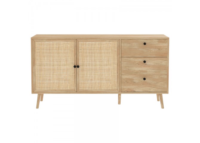 Μπουφές Oslo pakoworld sonoma 150x39x79εκ