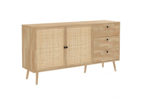 Μπουφές Oslo pakoworld sonoma 150x39x79εκ