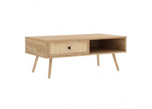 Τραπέζι σαλονιού Oslo pakoworld sonoma 110x59x41,5εκ