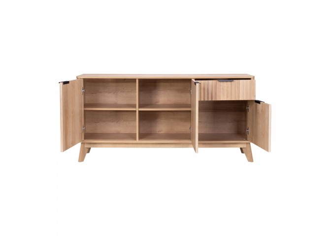 Μπουφές Hamea pakoworld mdf σε φυσική απόχρωση 150x39,5x73εκ