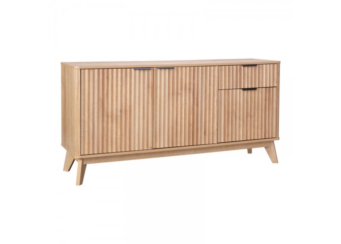 Μπουφές Hamea pakoworld mdf σε φυσική απόχρωση 150x39,5x73εκ