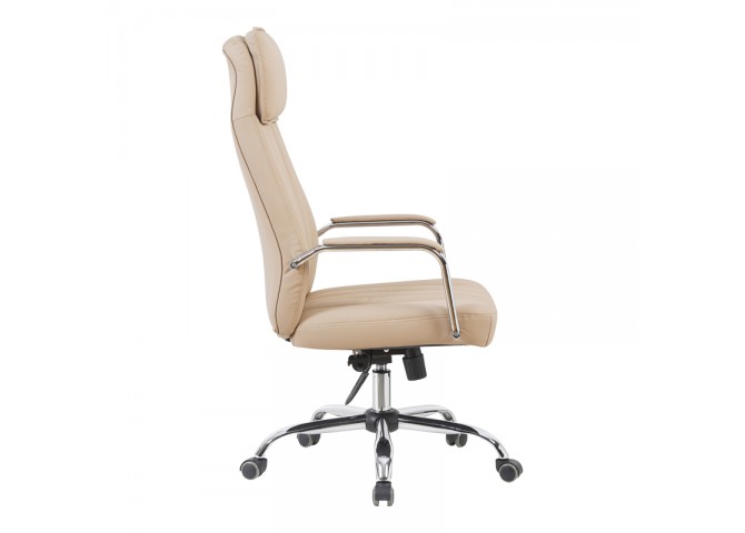 Καρέκλα γραφείου διευθυντή Morales pakoworld pu cappuccino 60x70x118-124εκ