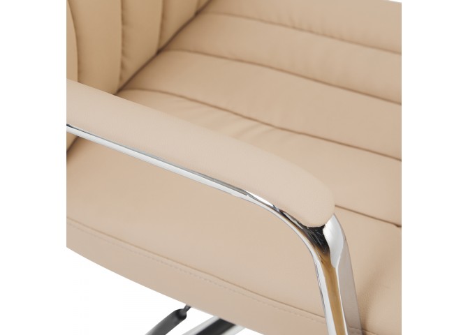 Καρέκλα γραφείου διευθυντή Morales pakoworld pu cappuccino 60x70x118-124εκ