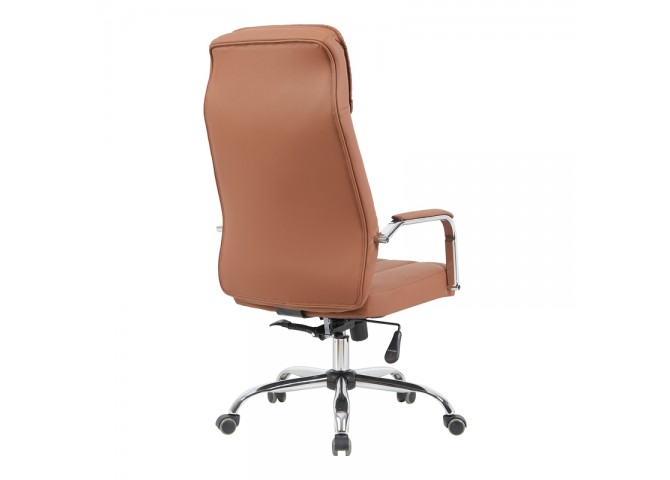 Καρέκλα γραφείου διευθυντή Morales pakoworld pu καφέ 60x70x118-124εκ