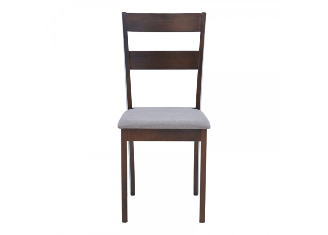 Καρέκλα Dallan  pakoworld σε καρυδί απόχρωση 40x47.5x89εκ