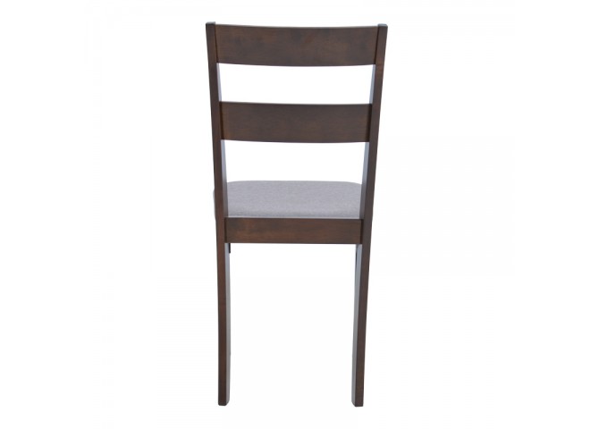 Καρέκλα Dallan  pakoworld σε καρυδί απόχρωση 40x47.5x89εκ