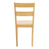 Καρέκλα Dallan pakoworld rubberwood σε φυσική απόχρωση 40x47.5x89εκ