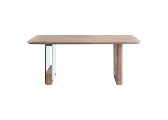 Tραπέζι Faghan pakoworld καφέ mdf 180x90x76εκ