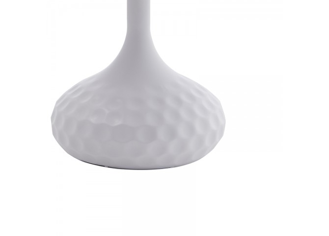 Βοηθητικό τραπέζι Fabron Inart λευκό sintered stone Φ50x52εκ