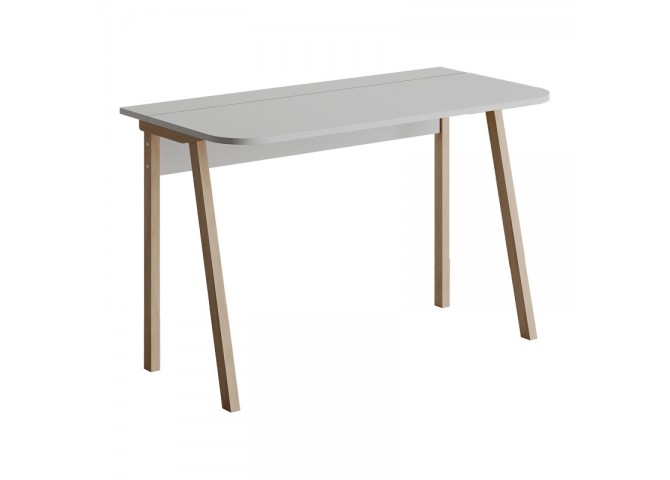 Γραφείο Malia pakoworld σε λευκή-φυσική απόχρωση 120x60.5x75εκ