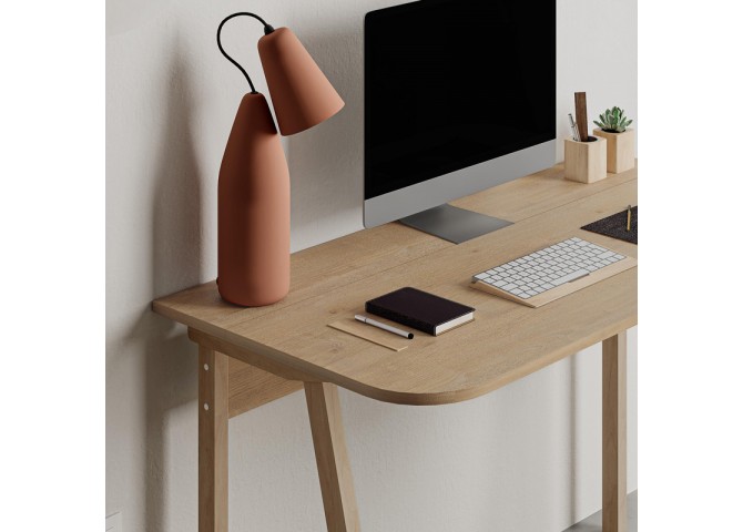 Γραφείο Malia pakoworld σε oak απόχρωση 120x60.5x75εκ