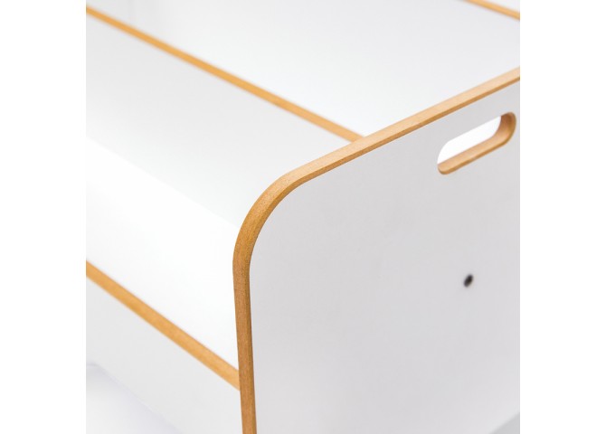 Ραφιέρα Dovere pakoworld λευκό mdf 56x34x55εκ