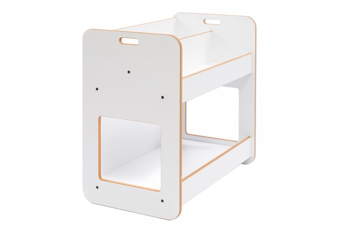 Ραφιέρα Dovere pakoworld λευκό mdf 56x34x55εκ