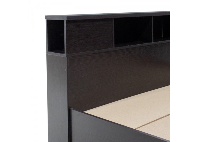 Κρεβάτι OLYMPUS pakoworld χρώμα wenge 160x200εκ