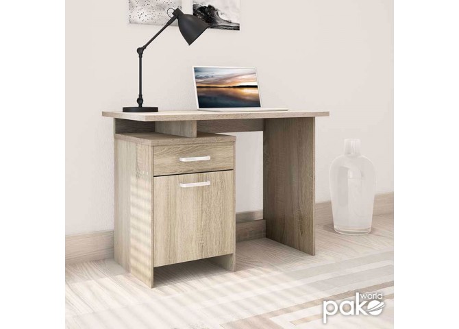 Γραφείο εργασίας Looney pakoworld χρώμα sonoma 100x55x75εκ