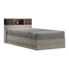 Κρεβάτι OLYMPUS pakoworld σε χρώμα castillo-toro 120x200εκ