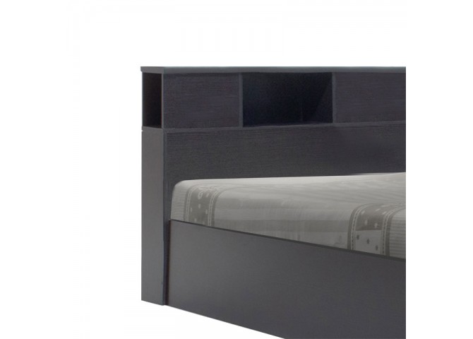 Κρεβάτι  OLYMPUS pakoworld σε χρώμα wenge 120x200εκ