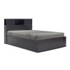 Κρεβάτι  OLYMPUS pakoworld σε χρώμα wenge 120x200εκ
